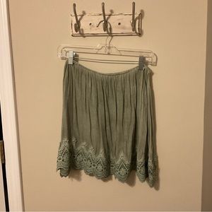 Lizard Thicket olive green tube top